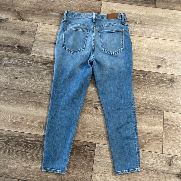 Madewell Curvy High-Rise Skinny Crop Jeans in Lander Wash Size 31 - Picture 4 of 12